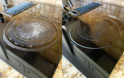 how do you get burn marks off a gas stove top